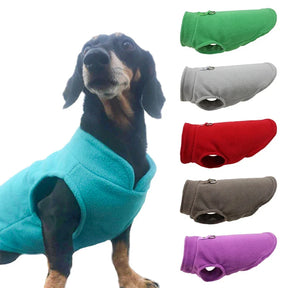 Warm Fleece Dog Jacket – Cozy & Stylish