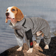 Waterproof Reflective Dog Raincoat – Full Coverage