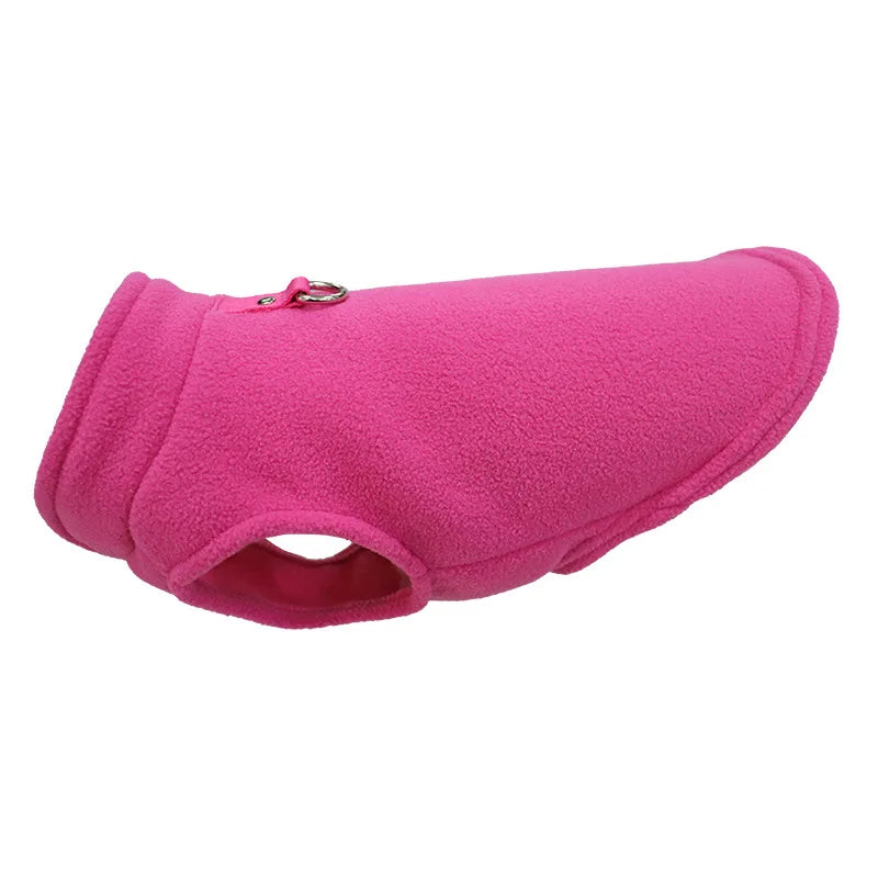 Warm Fleece Dog Jacket – Cozy & Stylish