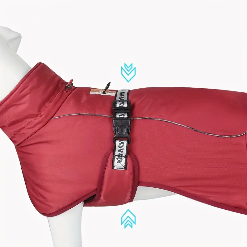 Windproof Dog Jacket – Warm & Adjustable