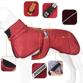 Windproof Dog Jacket – Warm & Adjustable