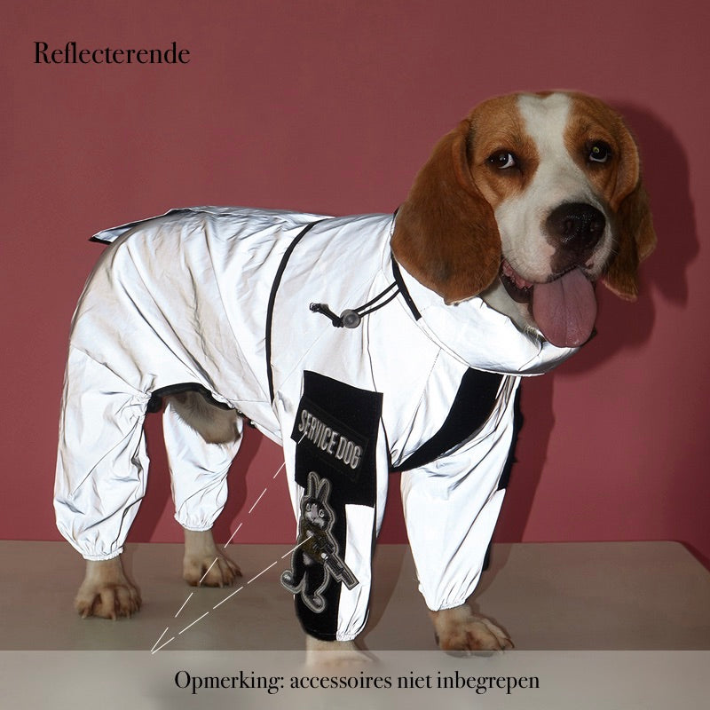 Waterproof Reflective Dog Raincoat – Full Coverage