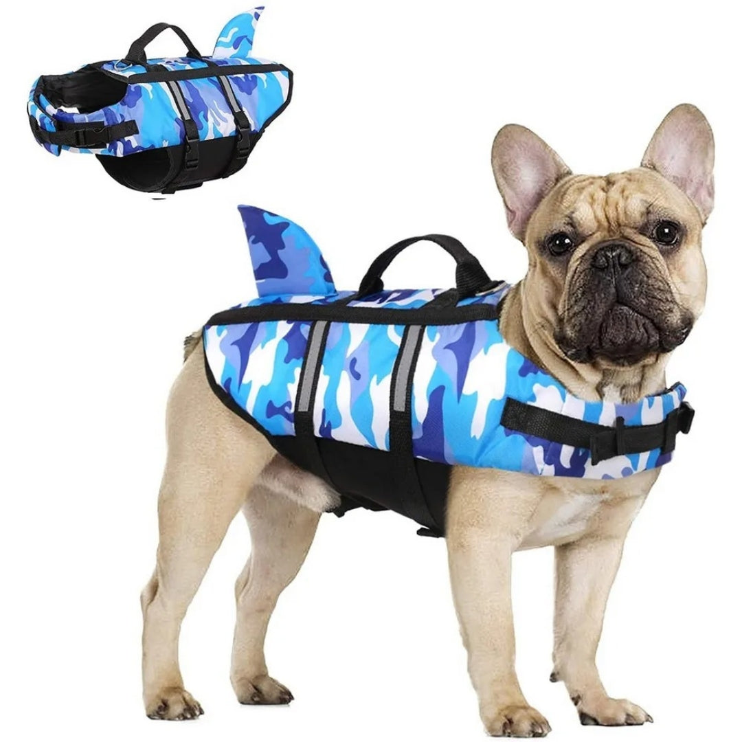 Camouflage Dog Life Jacket – Safe & Adjustable