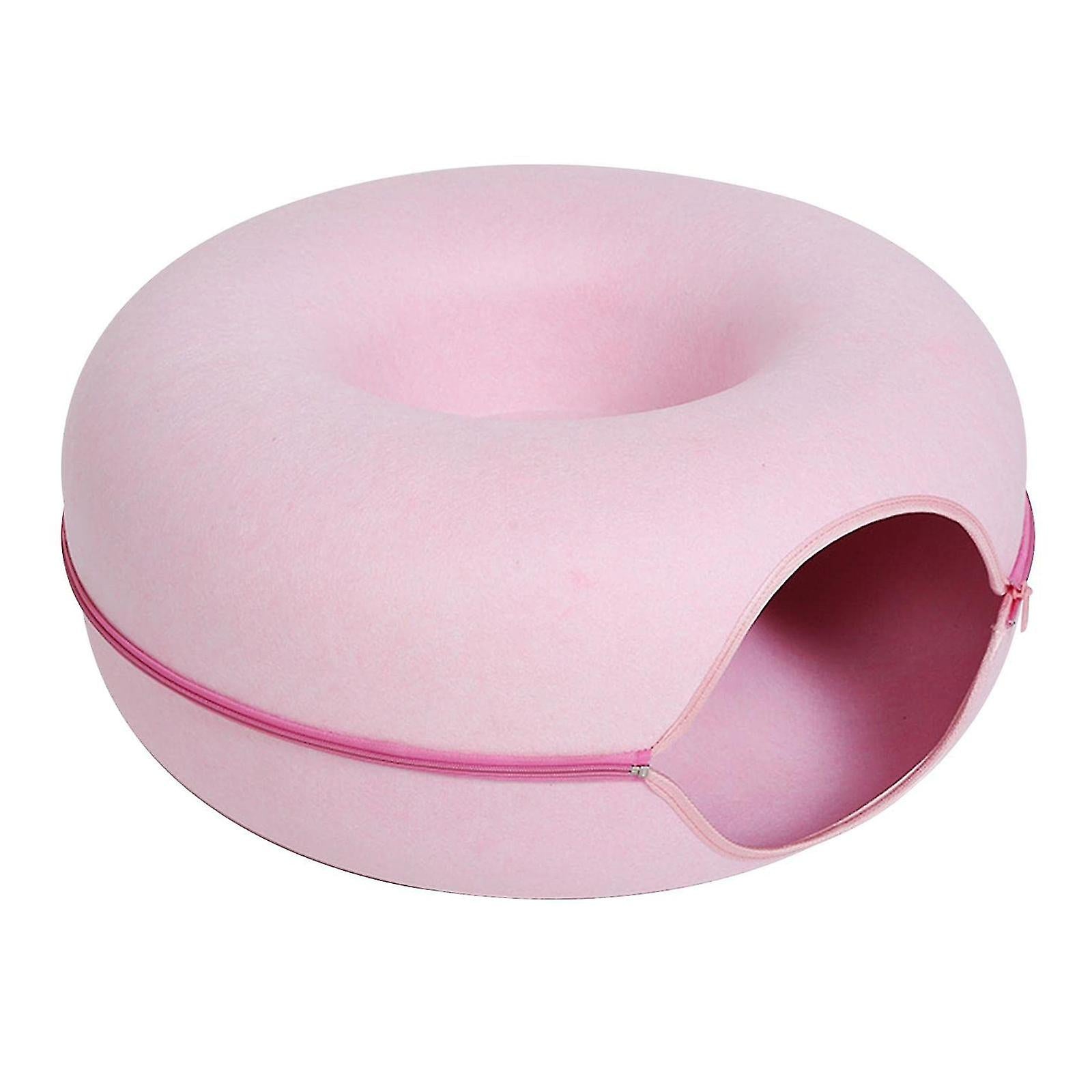 Luxury Donut-Shaped Cat Bed – Comfort & Play