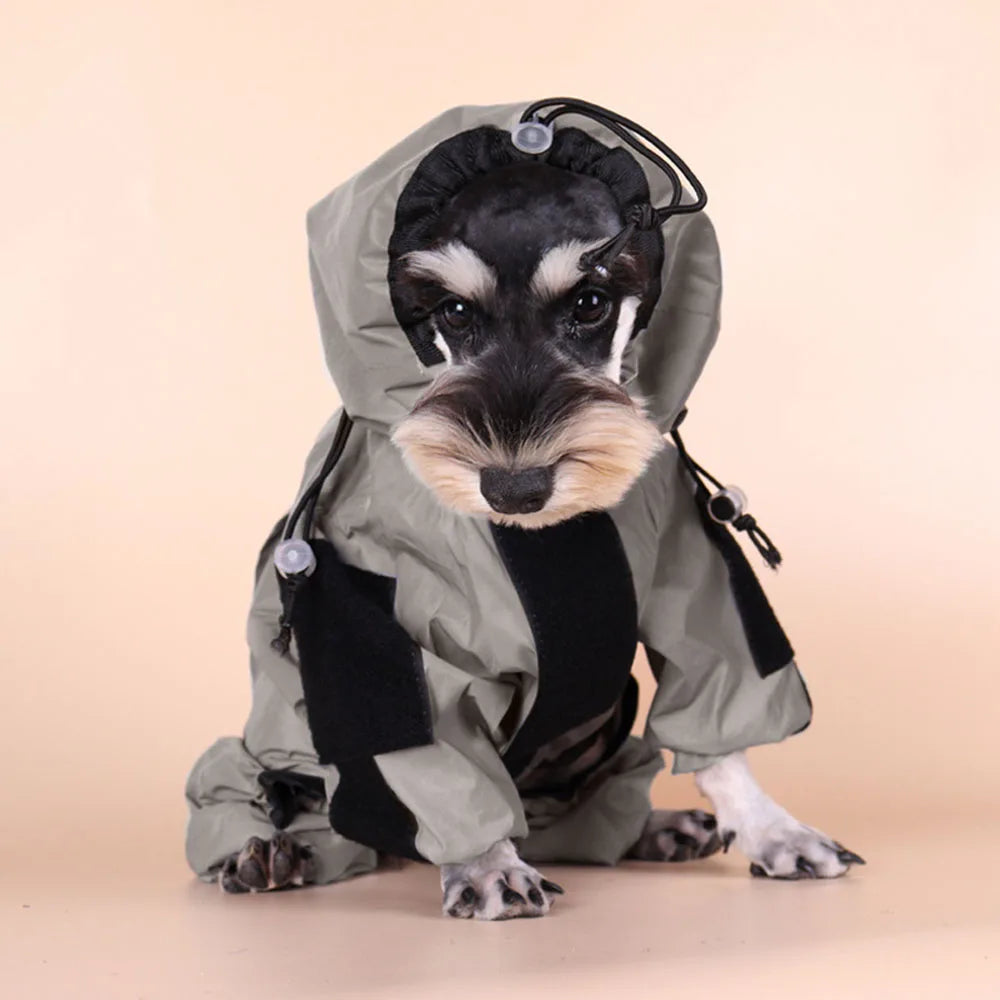 Waterproof Reflective Dog Raincoat – Full Coverage