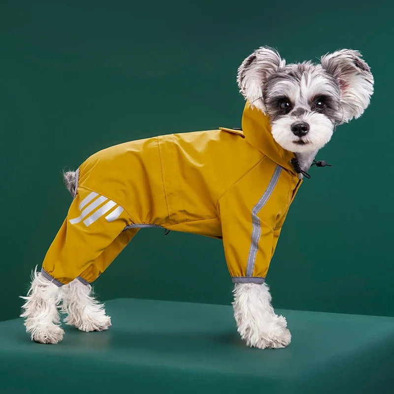 Waterproof Reflective Dog Raincoat – Lightweight & Safe