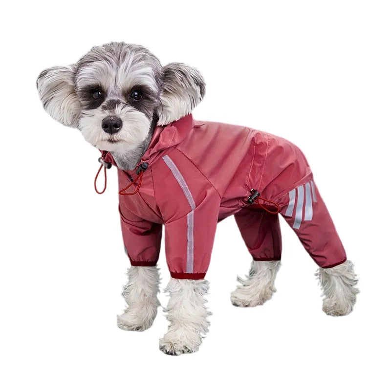 Waterproof Reflective Dog Raincoat – Lightweight & Safe